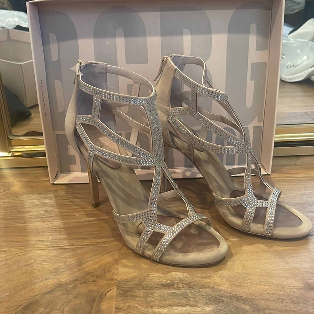 Bcbg generation jeweled pumps / heels .